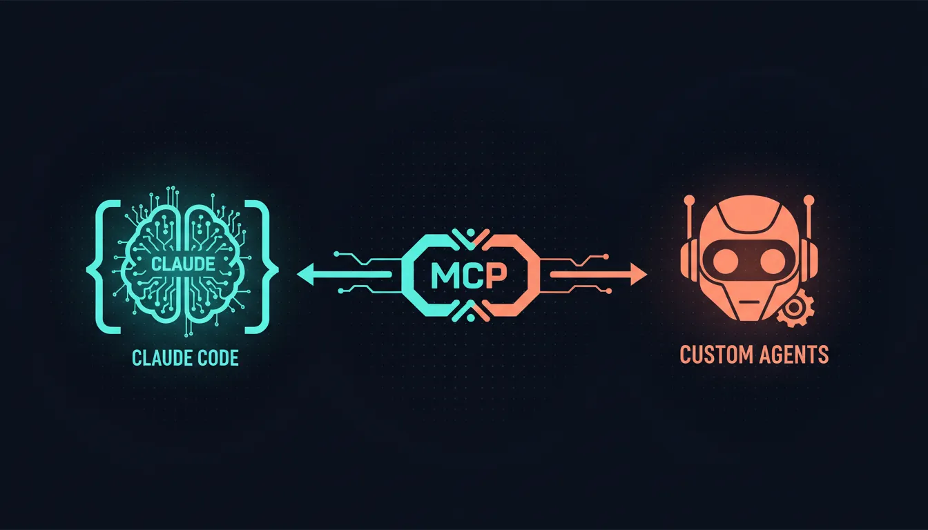 Digital Evolutions tool stack: Claude Code for development, MCP for connecting to client systems, Custom Agents for customer-facing automation