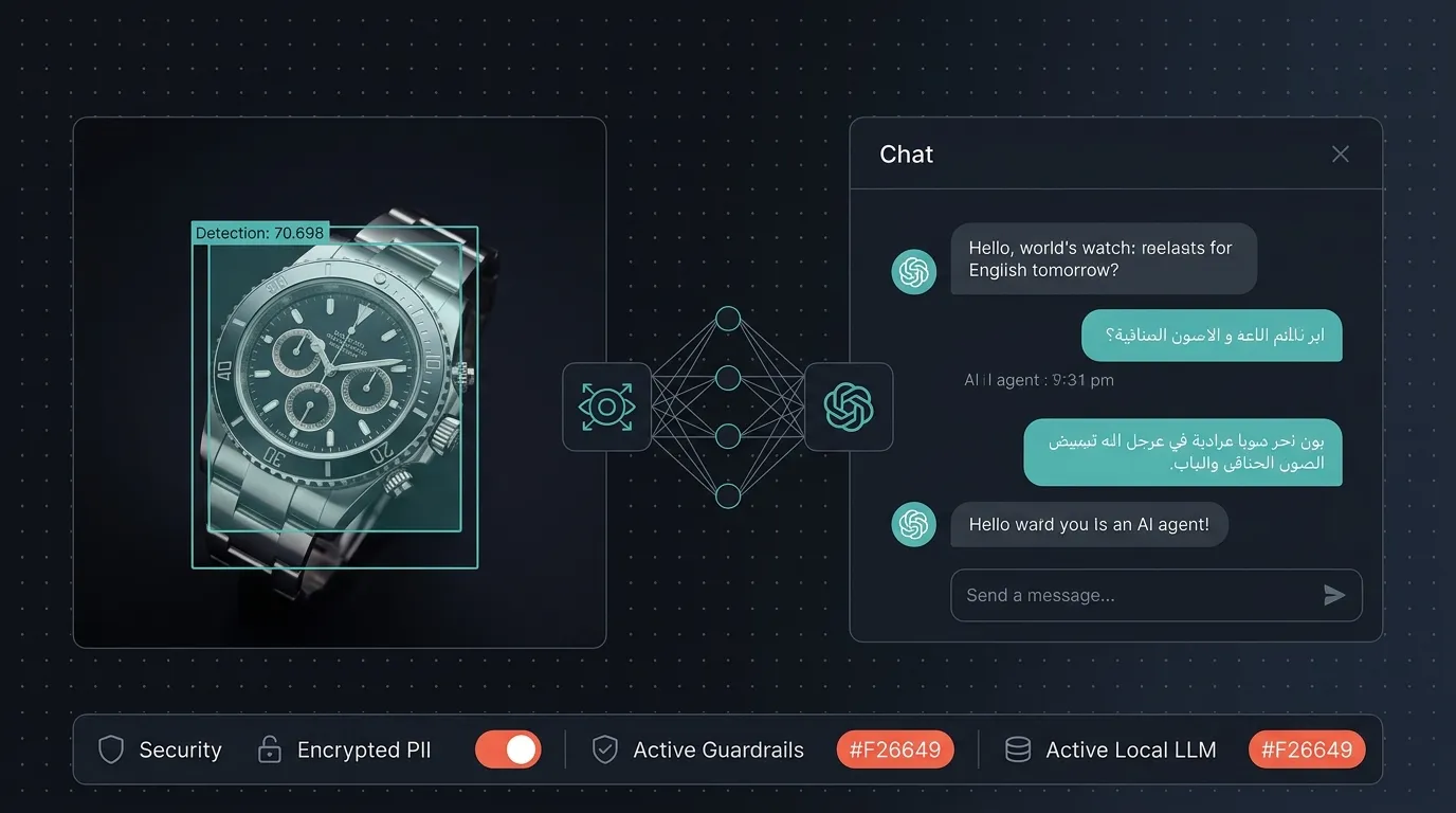 AI-powered watch authentication system with computer vision and bilingual dealer portal
